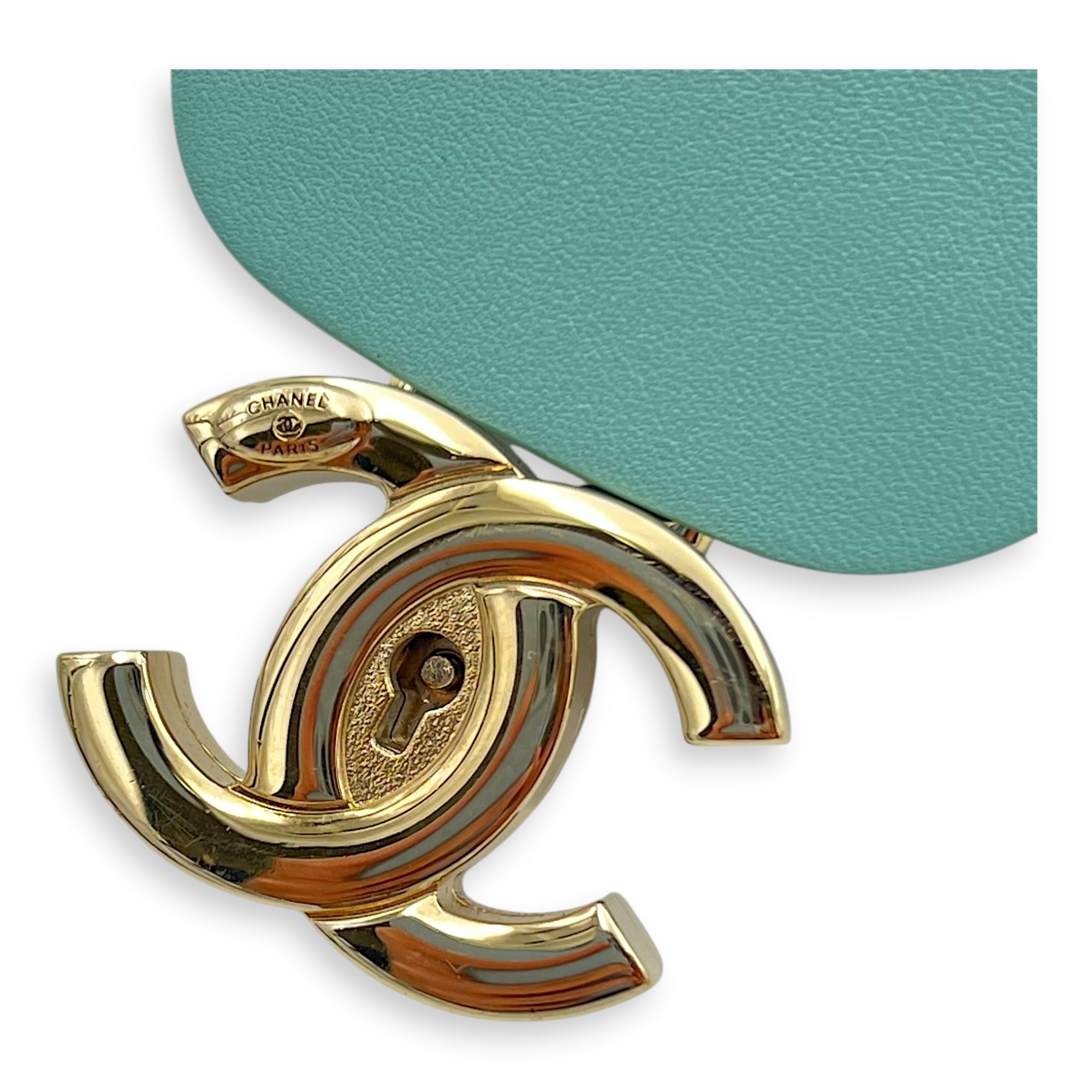 Filigree Small Multi-colour Vanity Bag in Caviar Leather, Gold hardware - Image 9