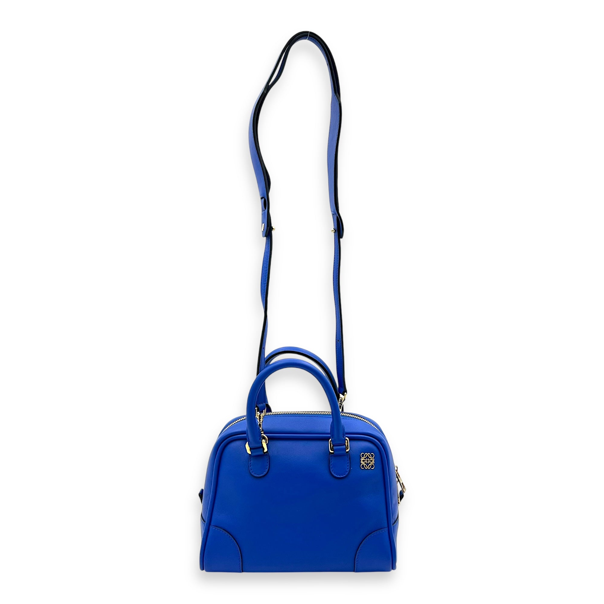 Amazona 19 Brown Top Handle Bag in Calfskin, Gold hardware - Image 15