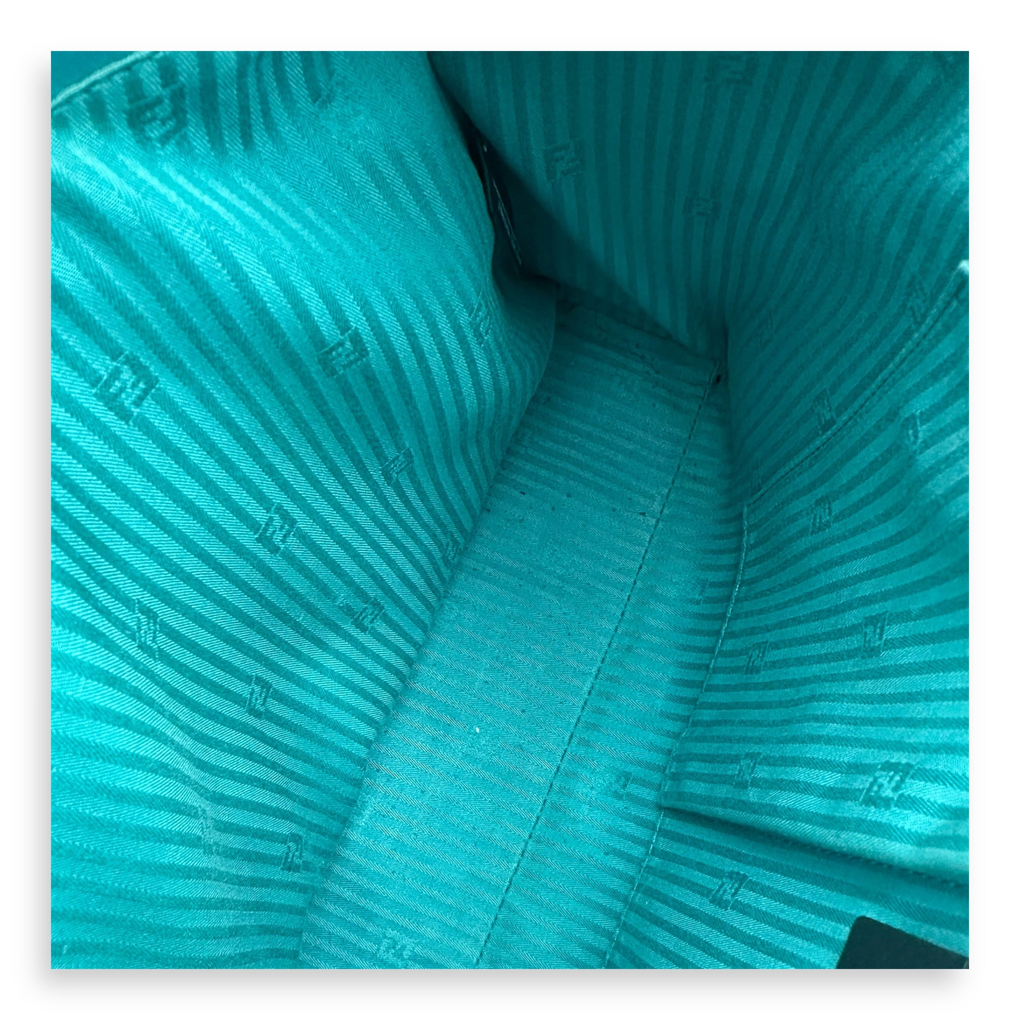 2 jours Top Handle Bag Medium Blue in Calfskin, Silver hardware - Image 8