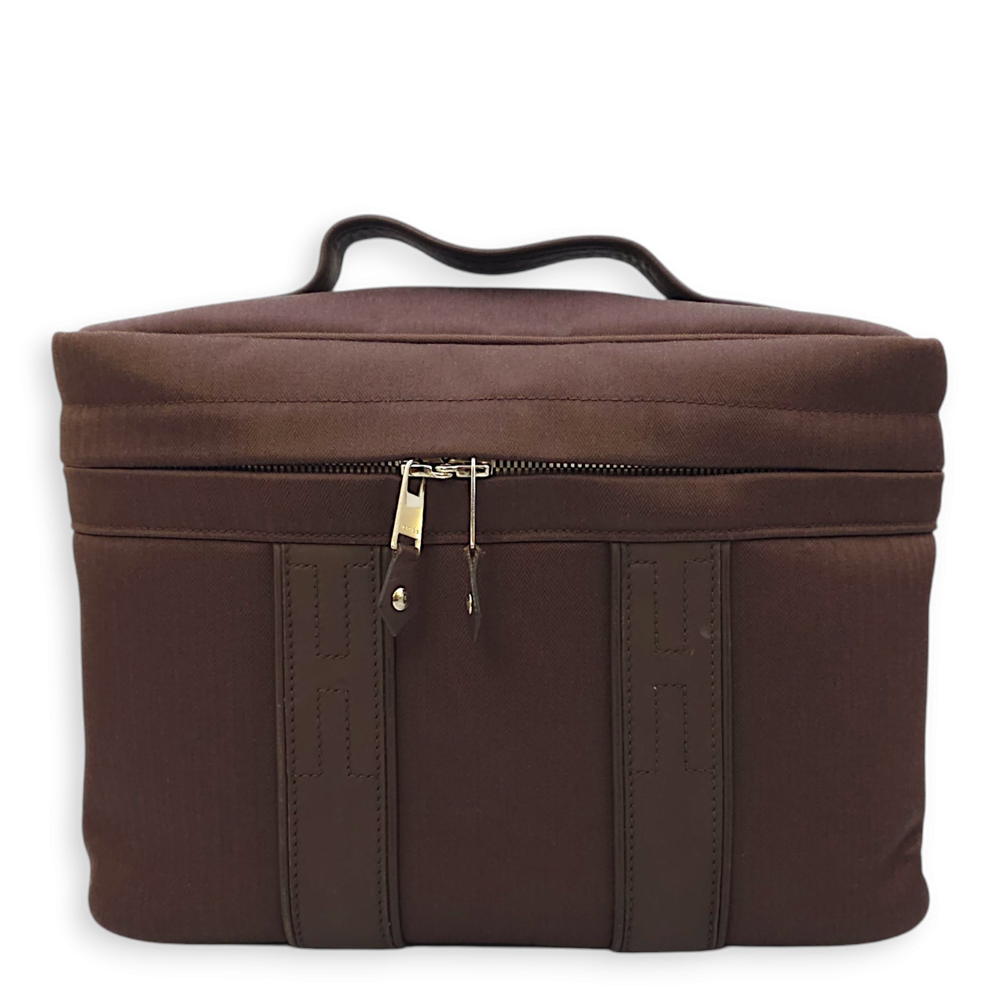 Acapulco Vanity Chocolate in Toile, Palladium hardware