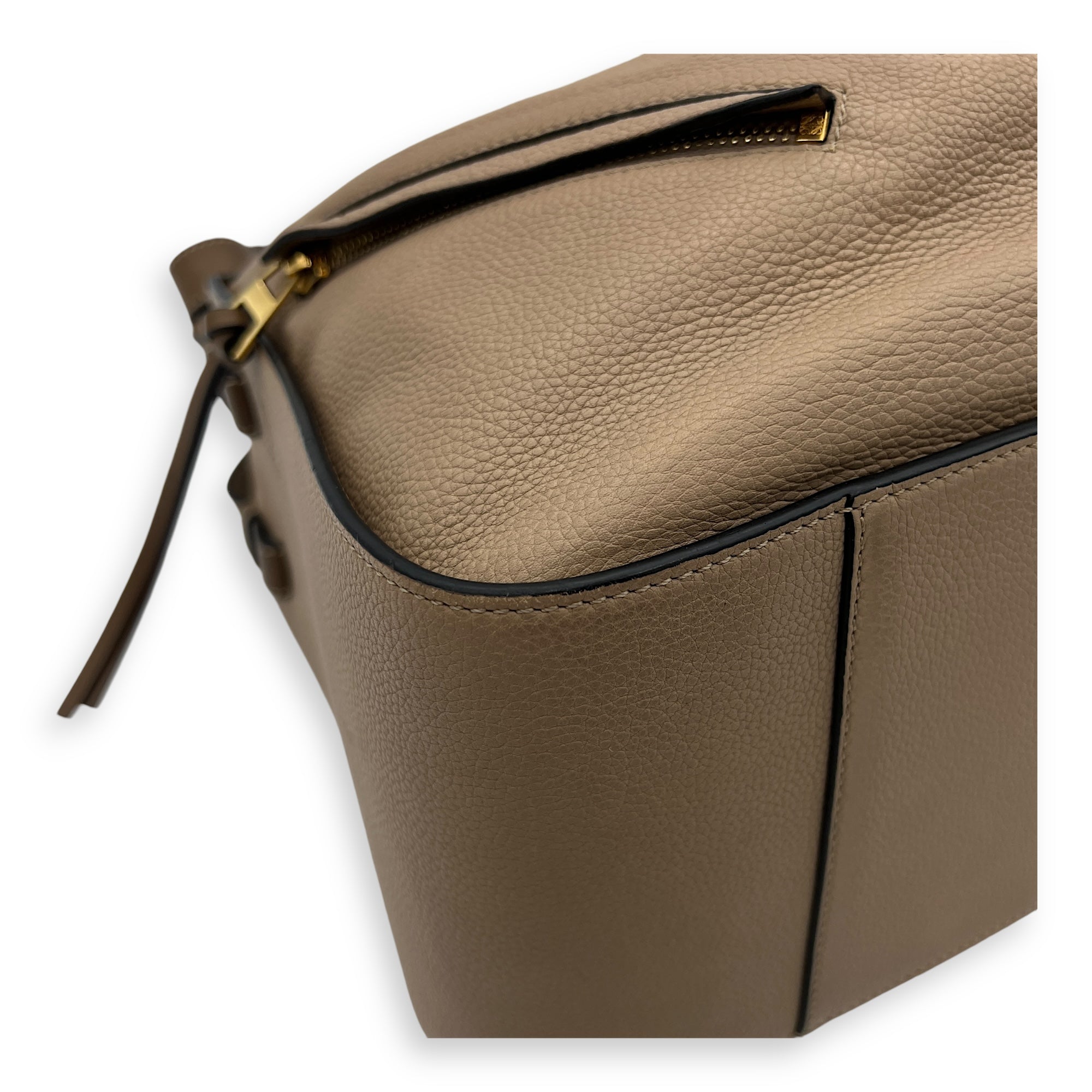 Hammock Small Brown Top Handle Bag in Calfskin, Gold hardware - Image 14