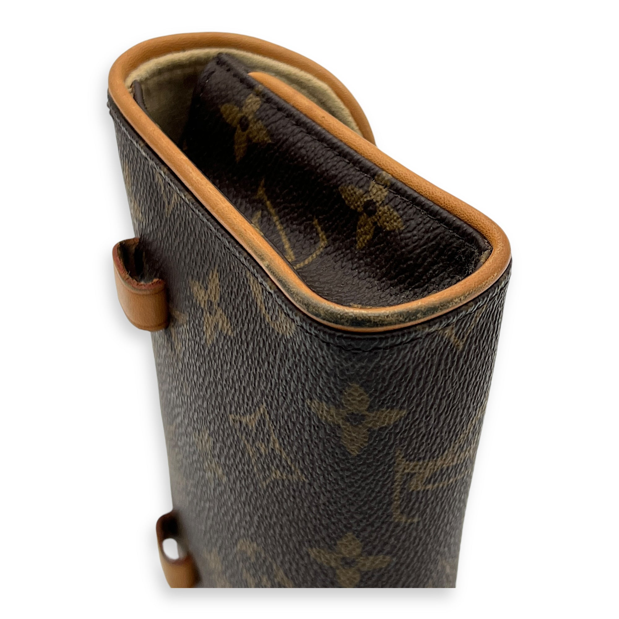 Florentine Belt Bag Brown in Monogram Coated Canvas, Gold hardware - Image 8