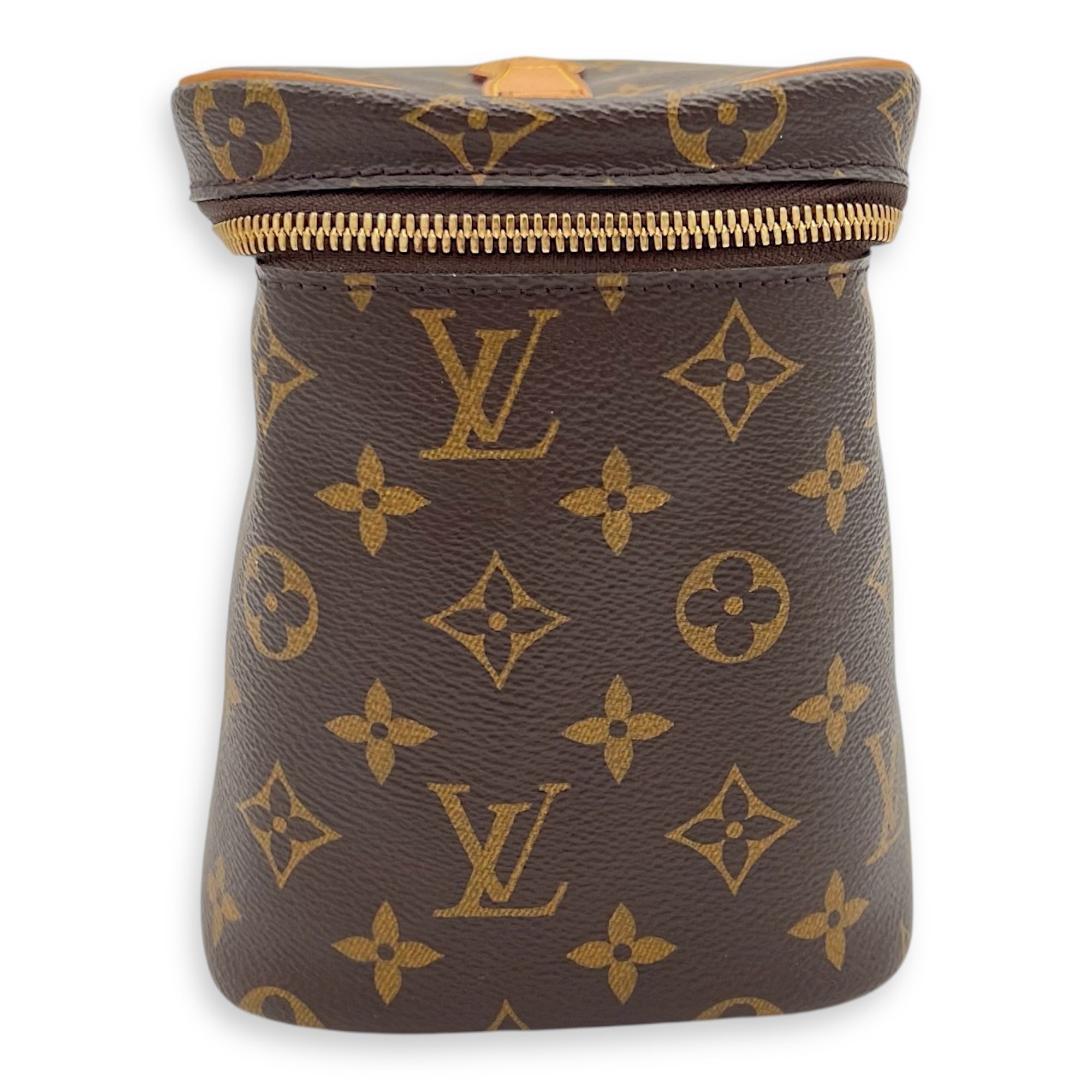 Nice BB Brown Vanity Bag in Monogram Coated Canvas, Gold hardware - Image 5