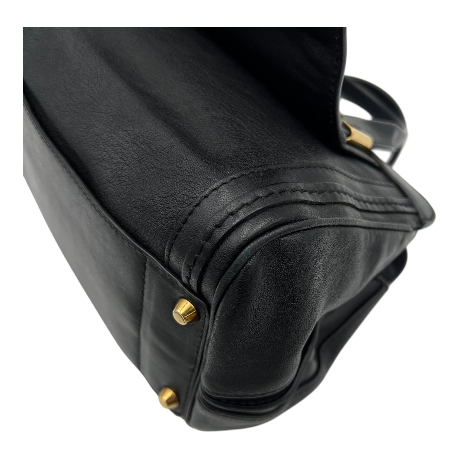 Others Top Handle Bag Black in Calfskin, Gold hardware - Image 10