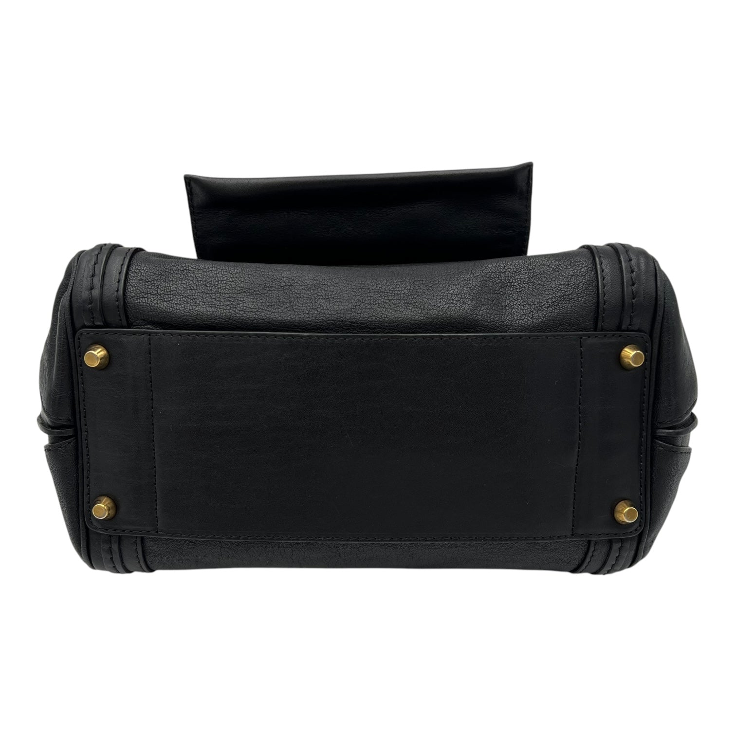 Others Top Handle Bag Black in Calfskin, Gold hardware - Image 6