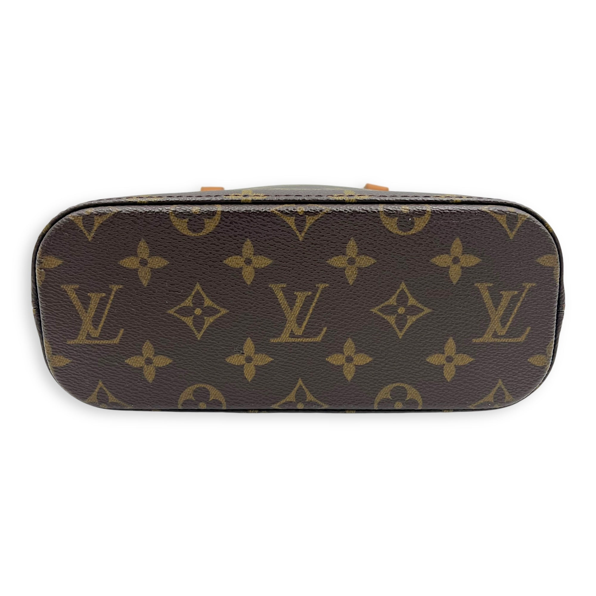 Vavin Top Handle Bag PM Brown in Monogram Coated Canvas, Gold hardware - Image 6