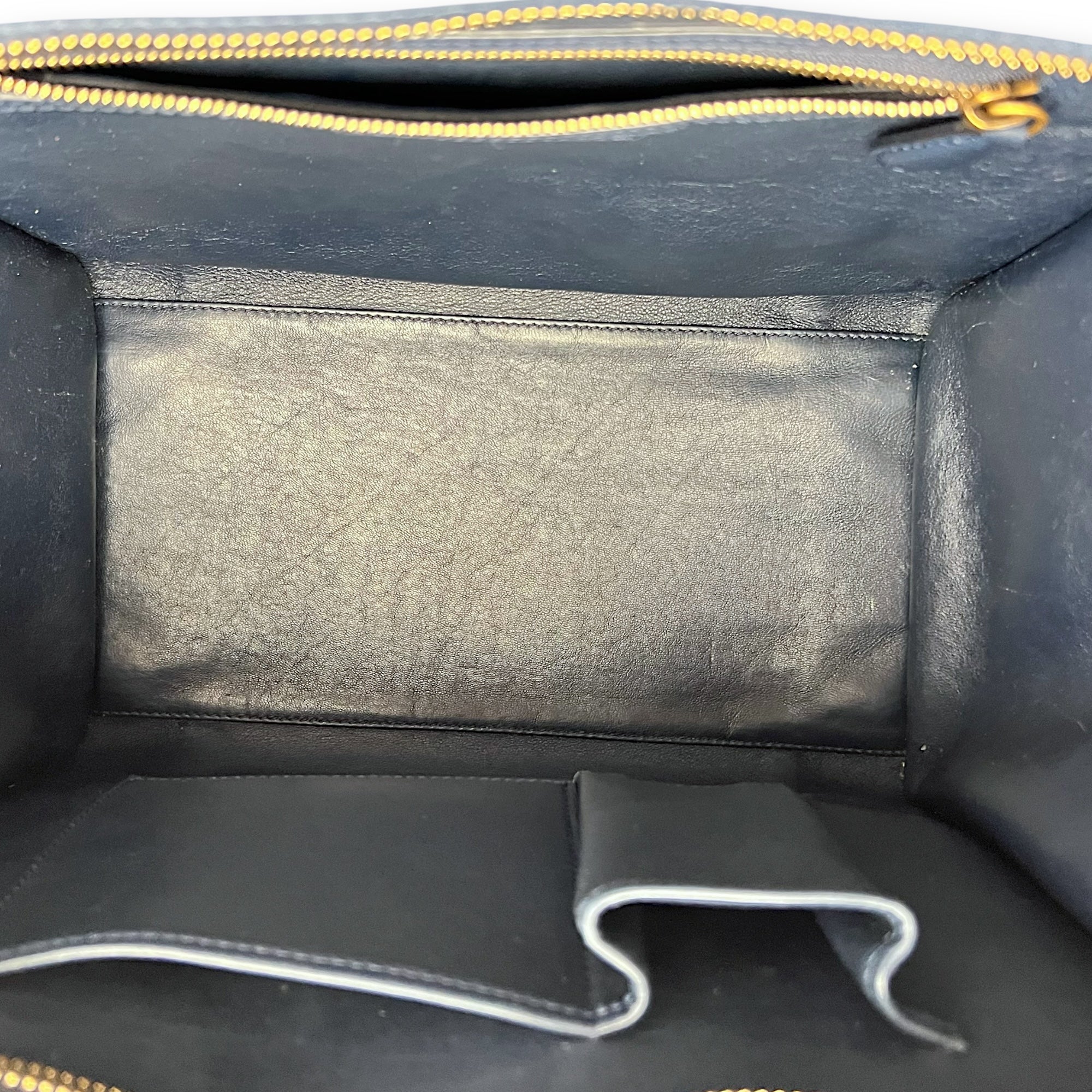 Luggage Mini Multi-colour Top Handle Bag in Suede Leather, Gold hardware - Image 7