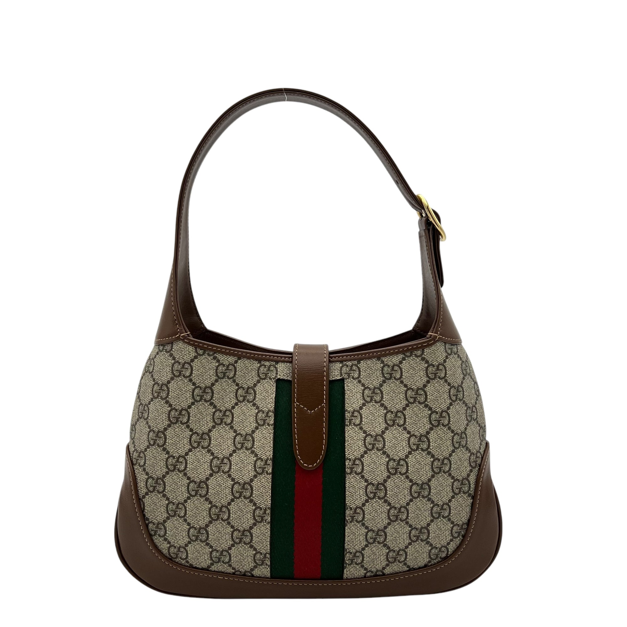 Jackie 1961 Top Handle Bag Beige in Coated Canvas, Gold hardware - Image 3