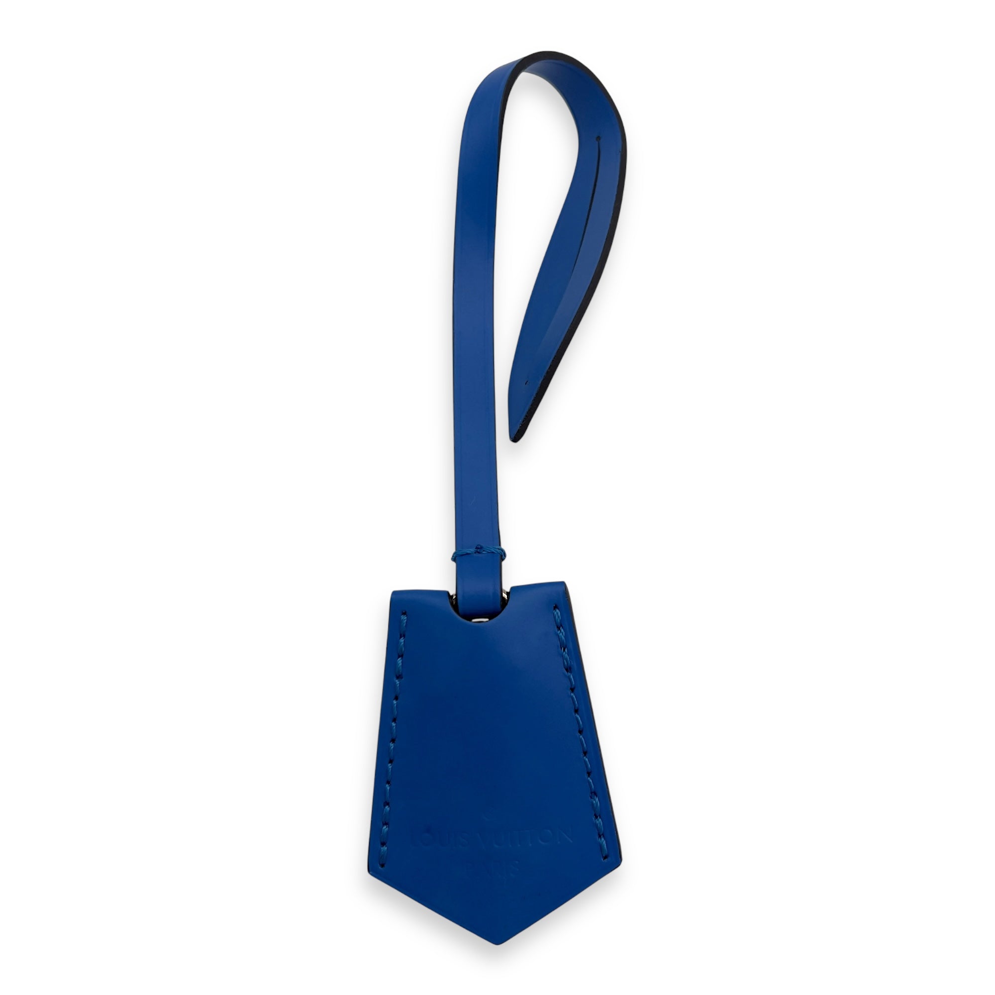 Bleecker Box Top Handle Bag Blue in Epi Leather, Silver hardware - Image 11