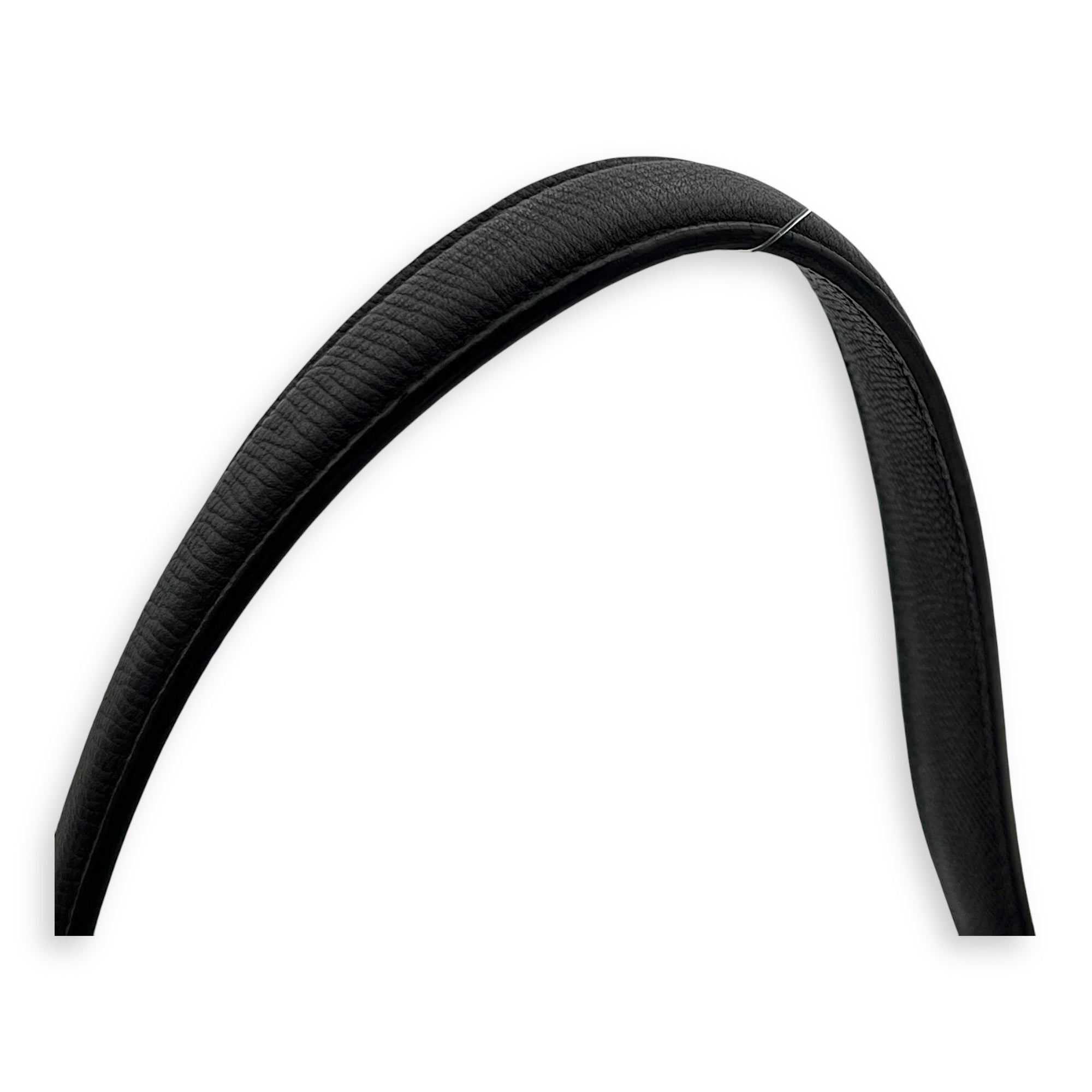 Belt Small Black Top Handle Bag in Calfskin, Gold hardware - Image 11