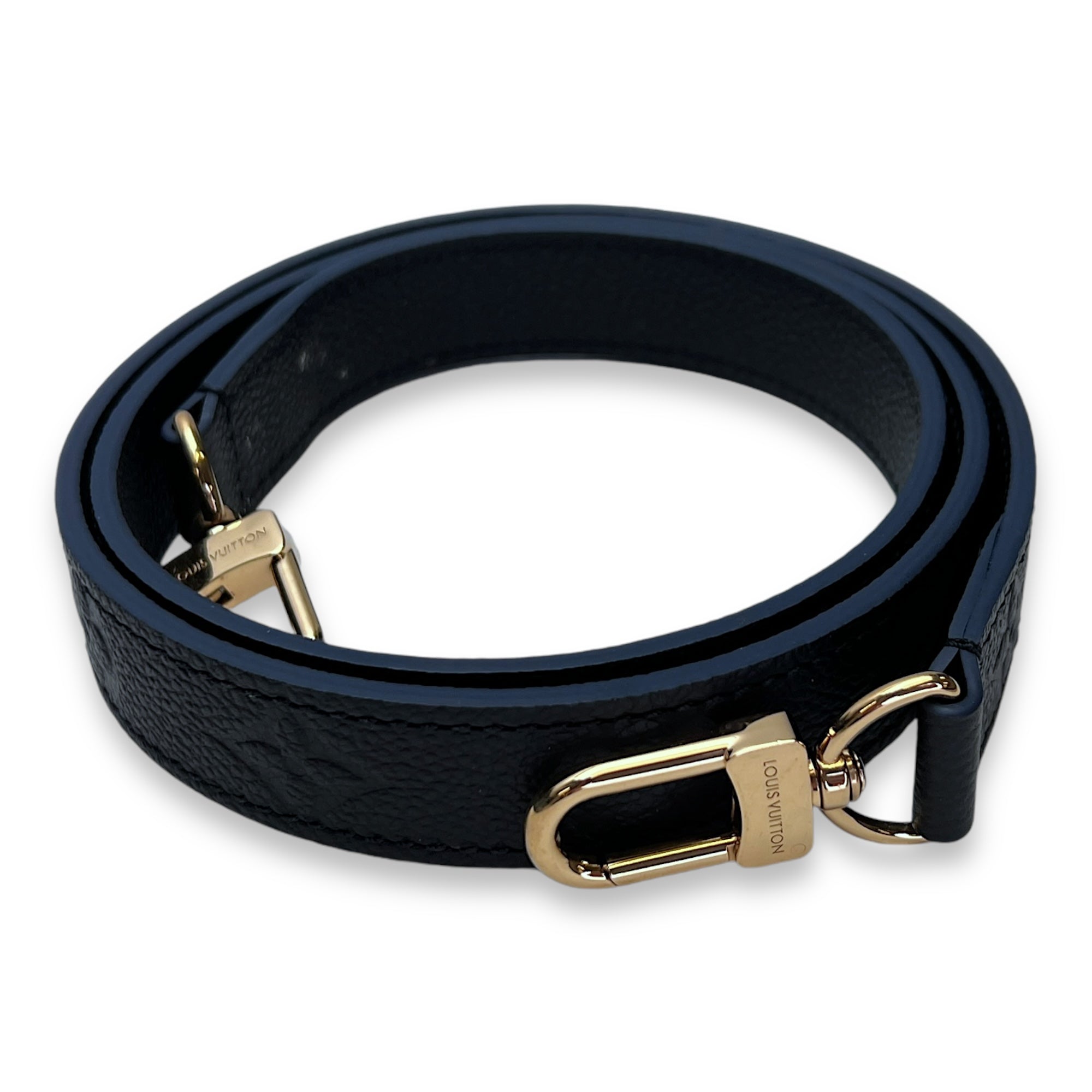 Sully PM Black Top Handle Bag in Monogram Empreinte Leather, Gold hardware - Image 12