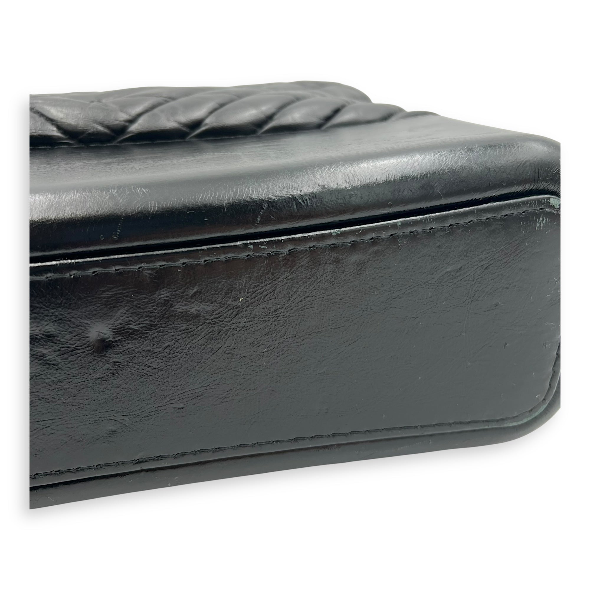 Gabrielle Shoulder Bag Large Black in Calfskin, Mixed hardware - Image 12