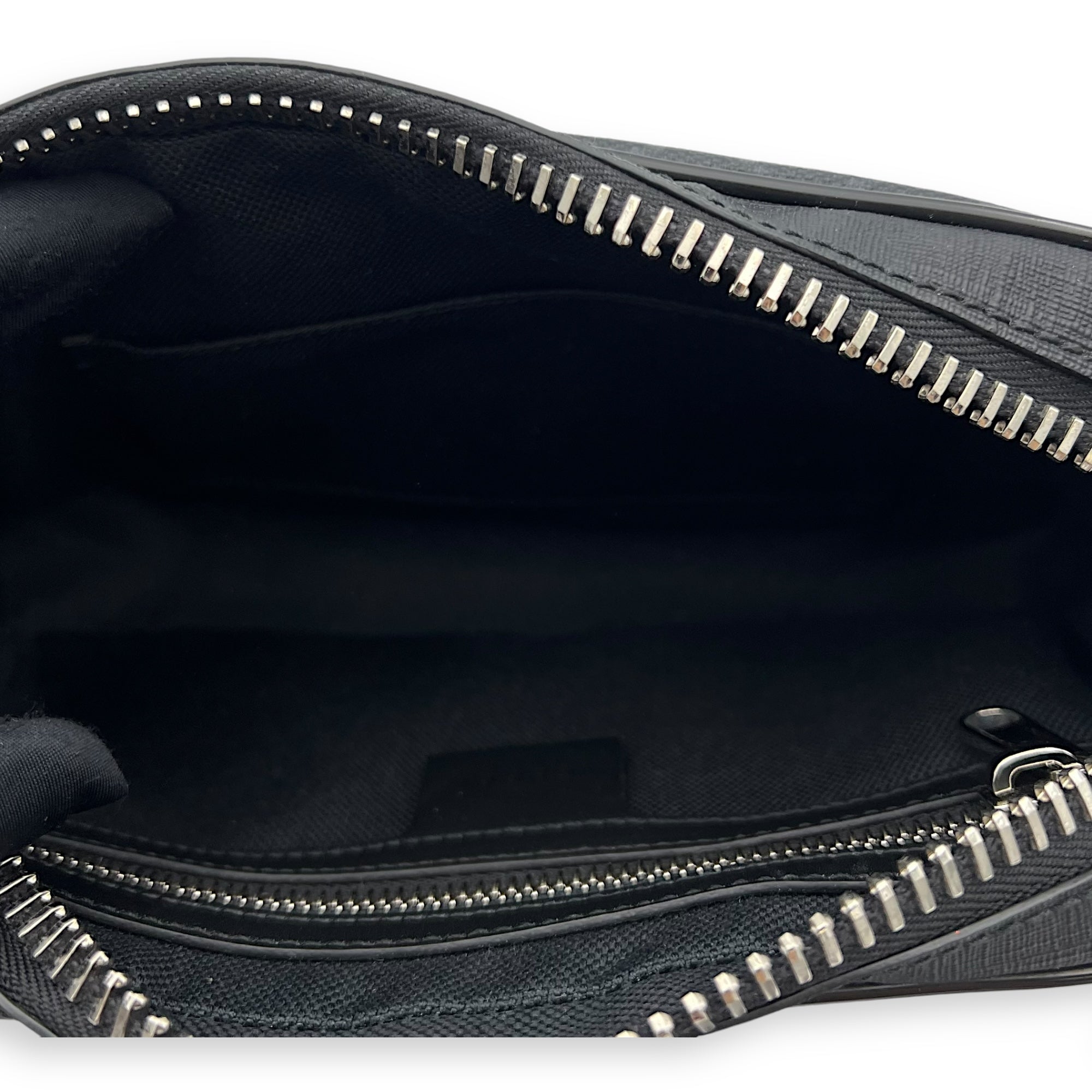 GG Supreme Belt Bag Black in Monogram Coated Canvas, Silver hardware - Image 7