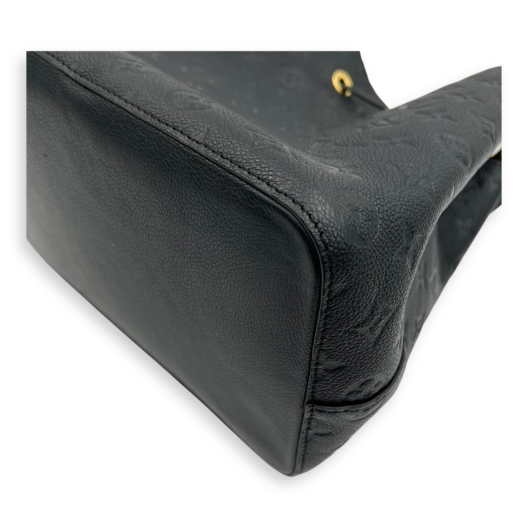 NeoNoe MM Black Bucket Bag in Monogram Empreinte Leather, Gold hardware - Image 12