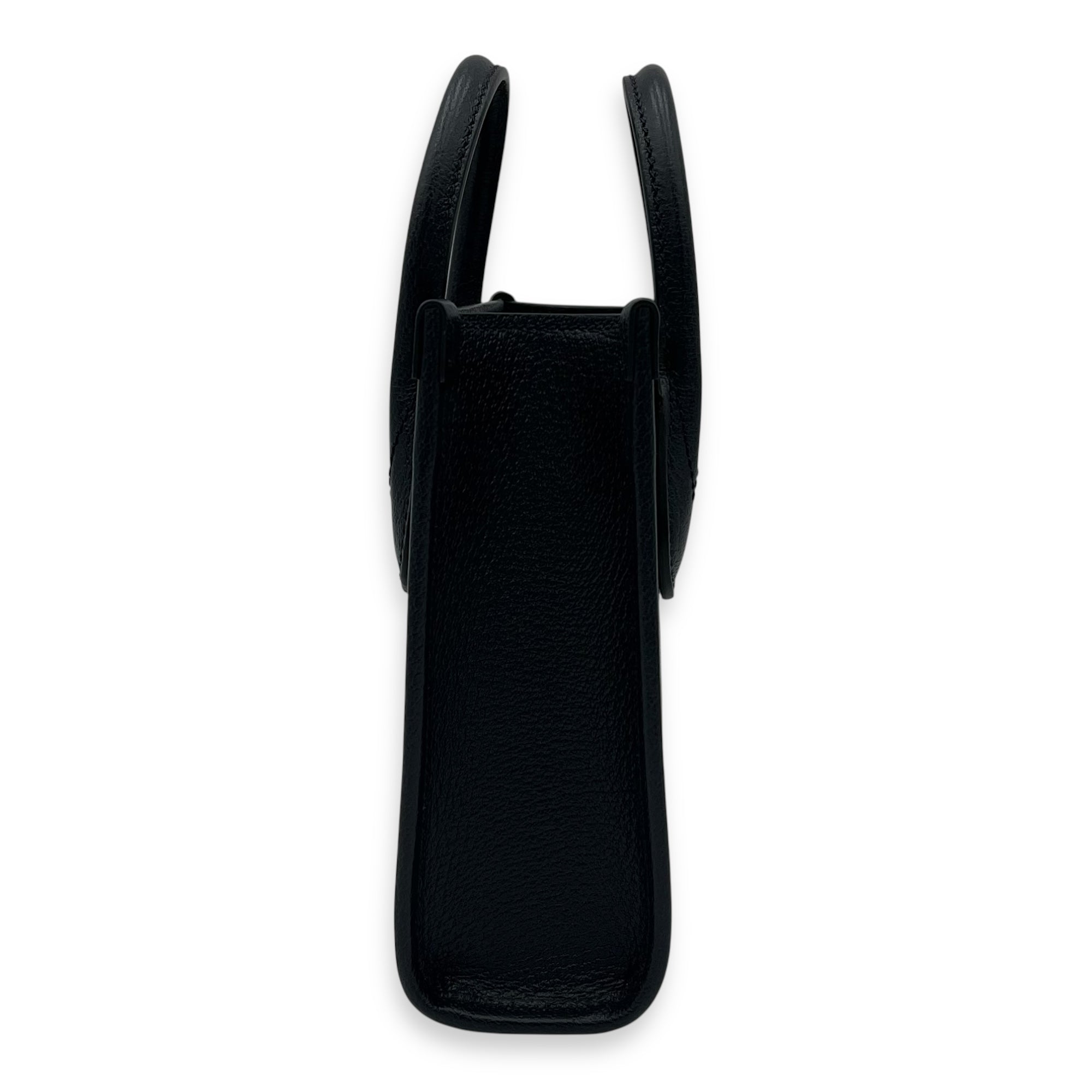 GG Supreme Top Handle Bag Blue in Coated Canvas, Silver hardware - Image 5