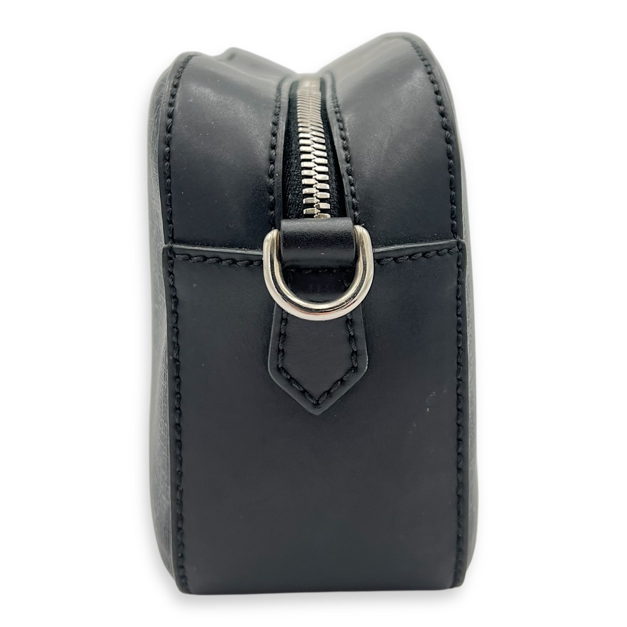 GG Supreme Crossbody Bag Grey in Monogram Coated Canvas, Silver hardware - Image 4