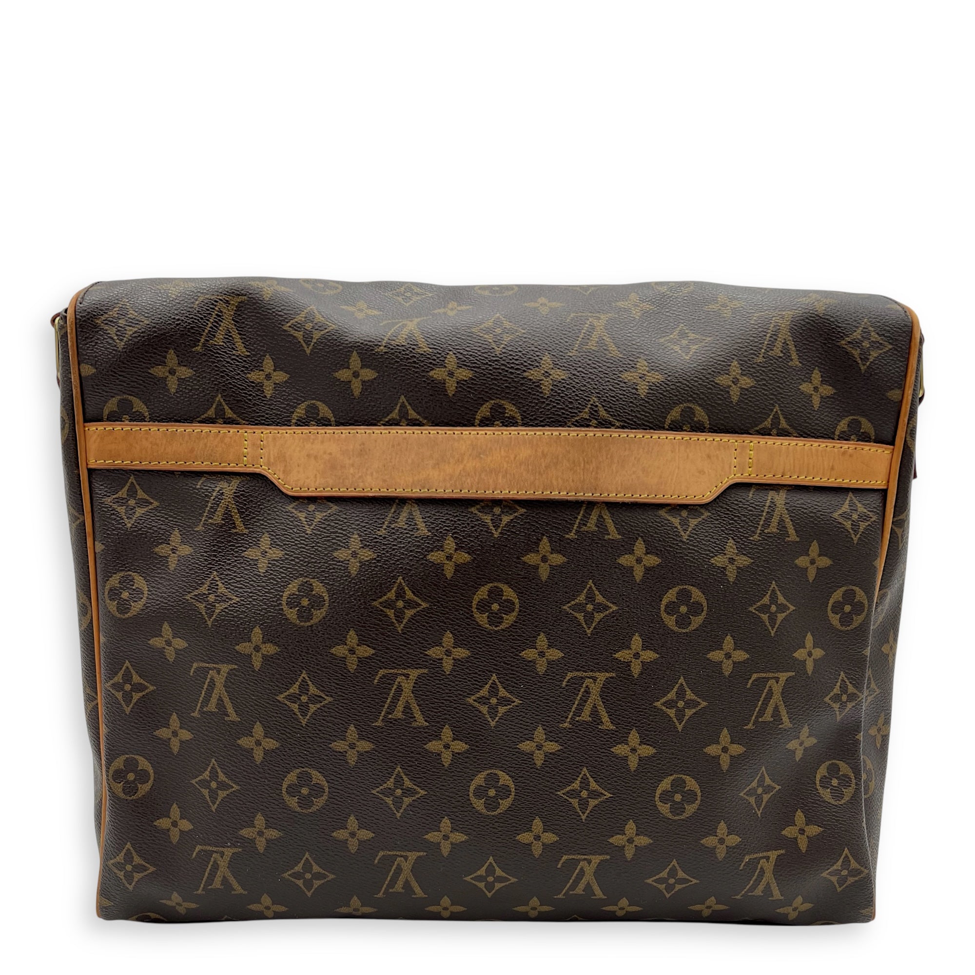 Valmy GM Brown Messenger in Monogram Coated Canvas, Gold hardware - Image 3