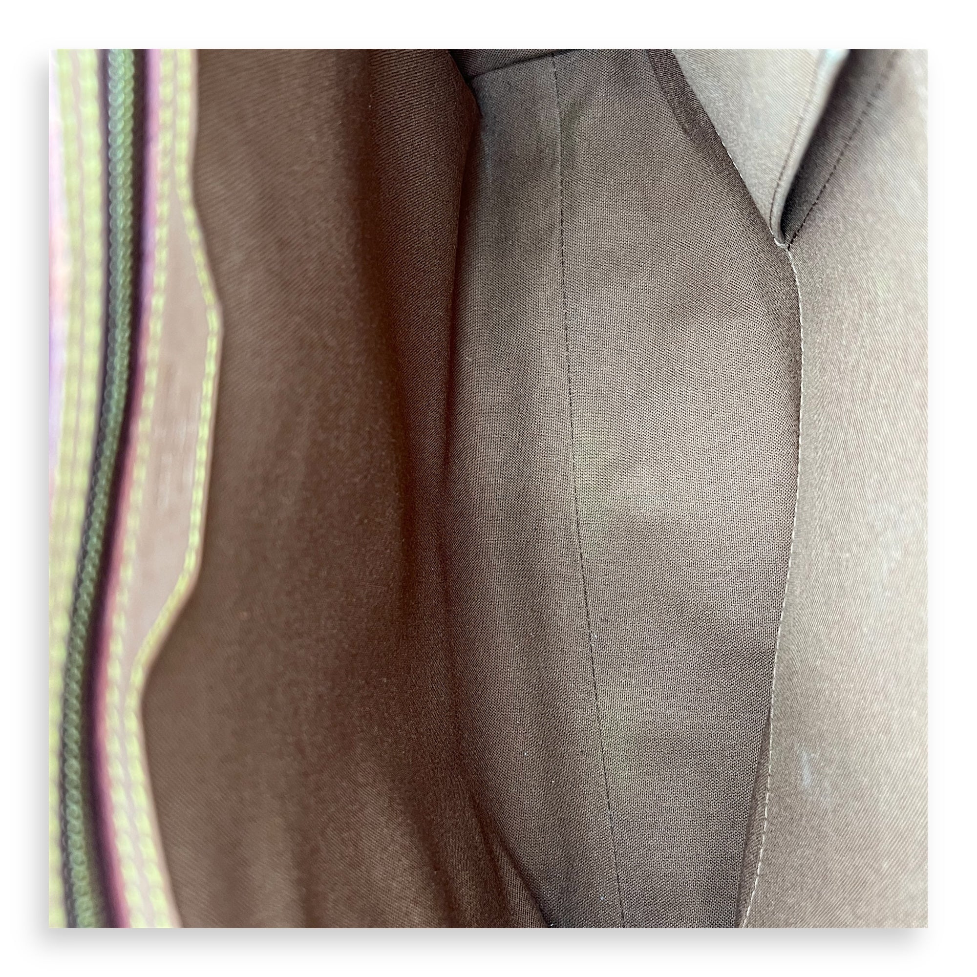 Valmy GM Brown Messenger in Monogram Coated Canvas, Gold hardware - Image 14